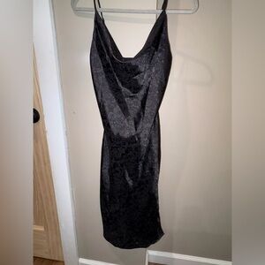 Kittenish Black Lace Maxi Dress